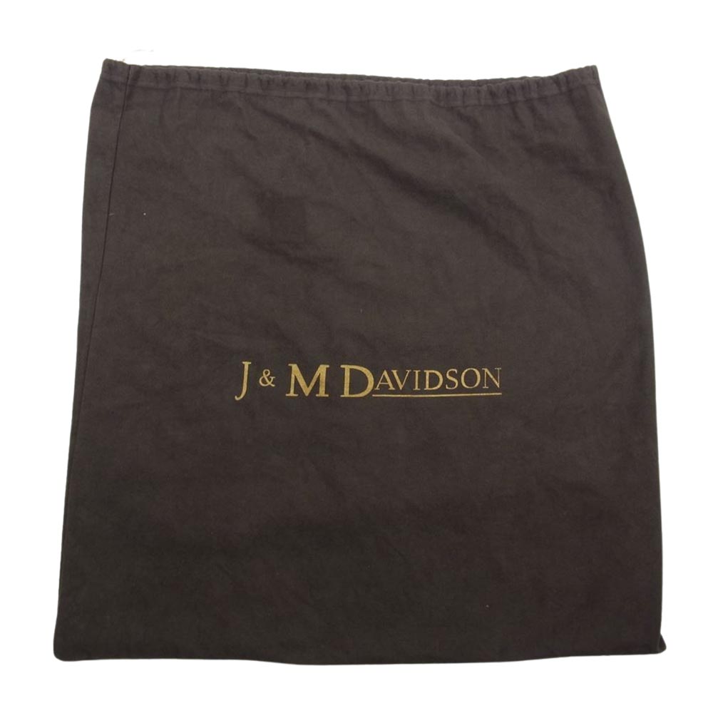J&M DAVIDSON 2way レザー ロゴ ショルダーバッグ約115cmショルダー紐
