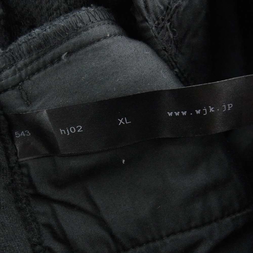 wjk ダブルジェイケイ パンツ 543 hj02 zip straight pants クロコ型