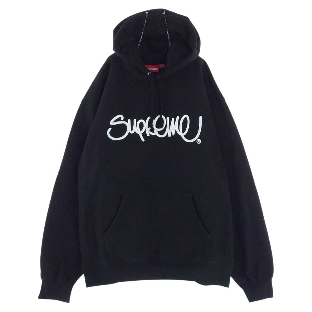 Supreme 22SS Raised Handstyle Hooded  XL