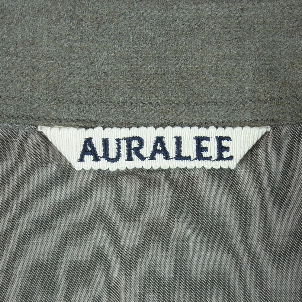 AURALEE オーラリー 長袖シャツ A22AS01OS SUPER LIGHT WOOL SHIRTS