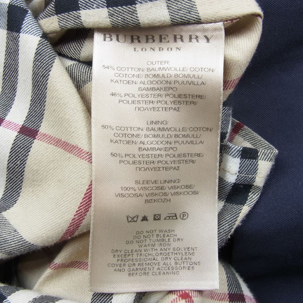 BURBERRY LONDON バーバリー ロンドン トレンチコート MCL4460 裏地