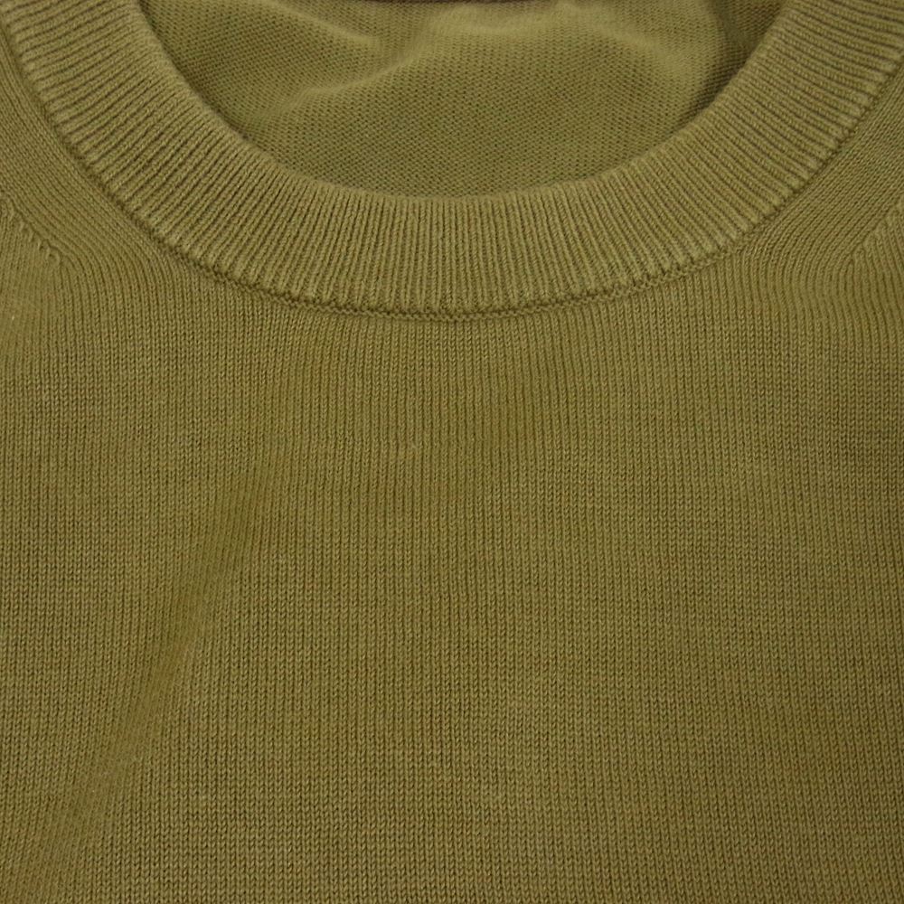 crepuscule クレプスキュール Ｔシャツ ポケット ニット 半袖 Tシャツ カーキ系 1
