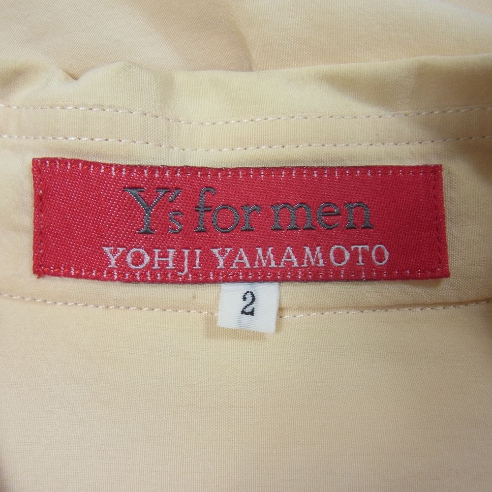 Yohji Yamamoto ヨウジヤマモト 長袖シャツ Y's for men ワイズ 