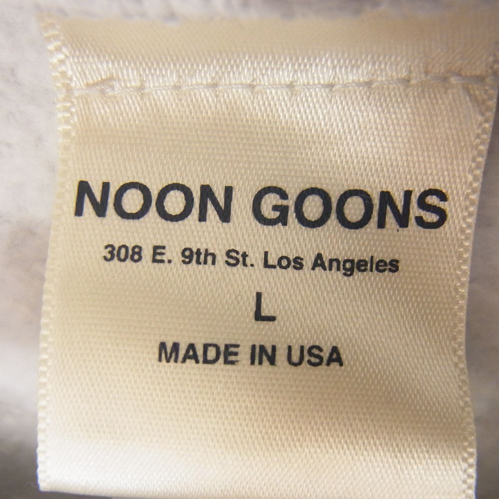 ヌーングーンズ NOON GOONS パーカー ロゴ プリント スウェット プル