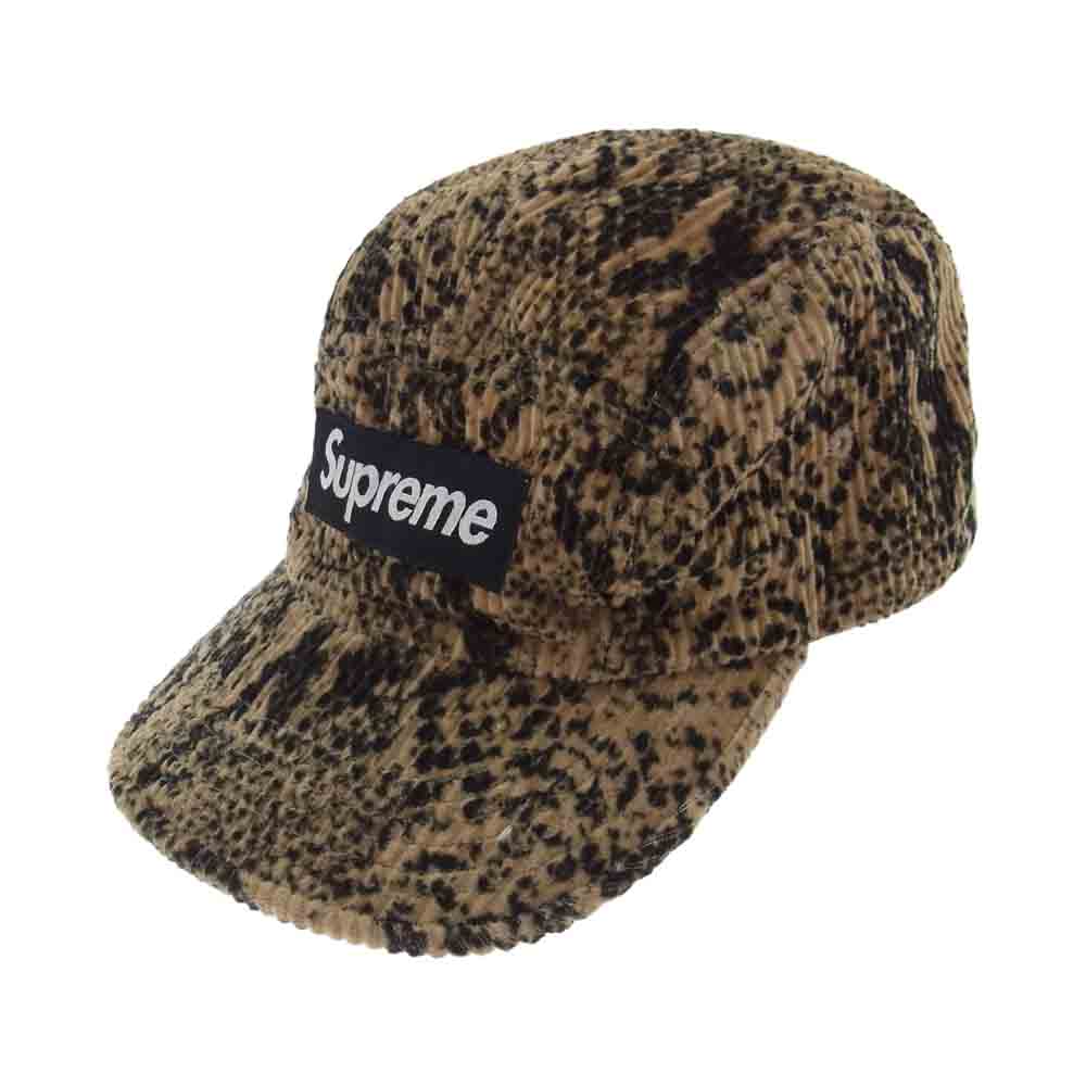 Supreme シュプリーム 帽子 20AW Snakeskin Corduroy Camp Cap