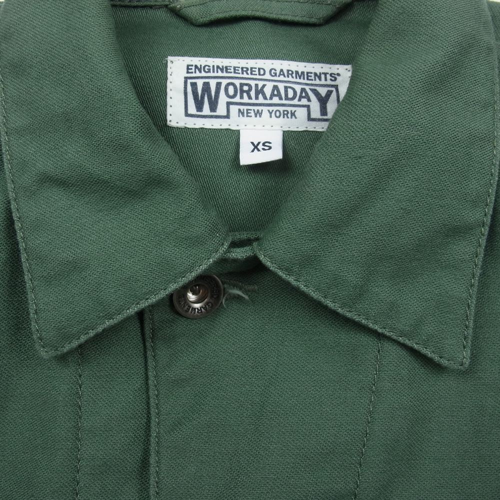 Engineered Garments エンジニアードガーメンツ ジャケット WORKADAY ワーカデイ カバーオール カーキ カーキ系 XS