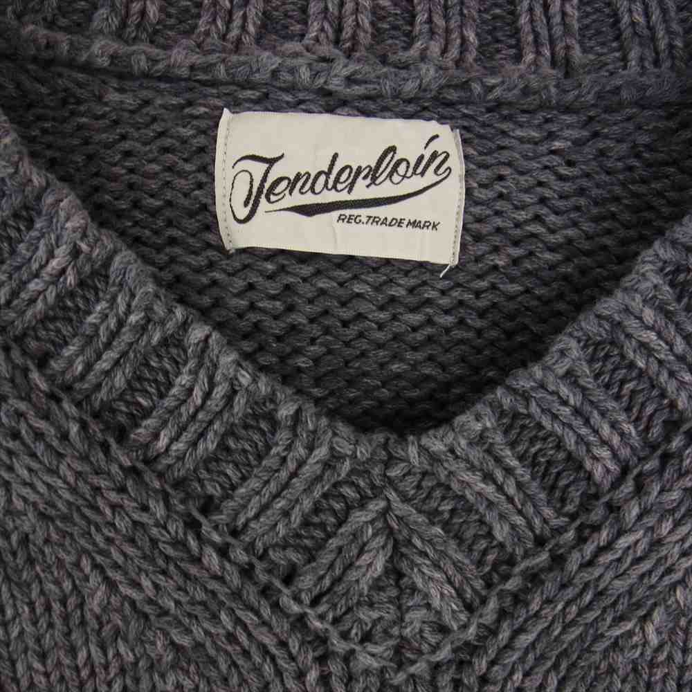 TENDERLOIN テンダーロイン ニット 19AW V-NECK COTTON KNIT Vネック