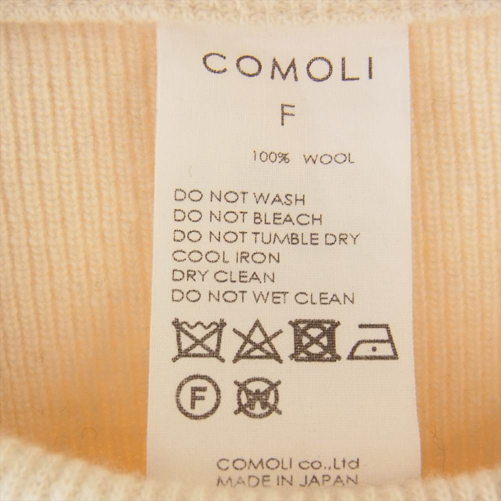 COMOLI コモリ ニット 21AW U03-05008 ウールサープラス 長袖 クルー