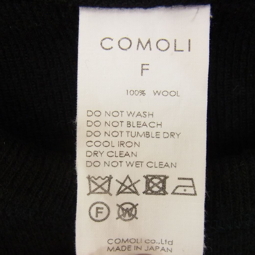 COMOLI コモリ ニット 21AW U03-05008 ウールサープラス 長袖 クルー