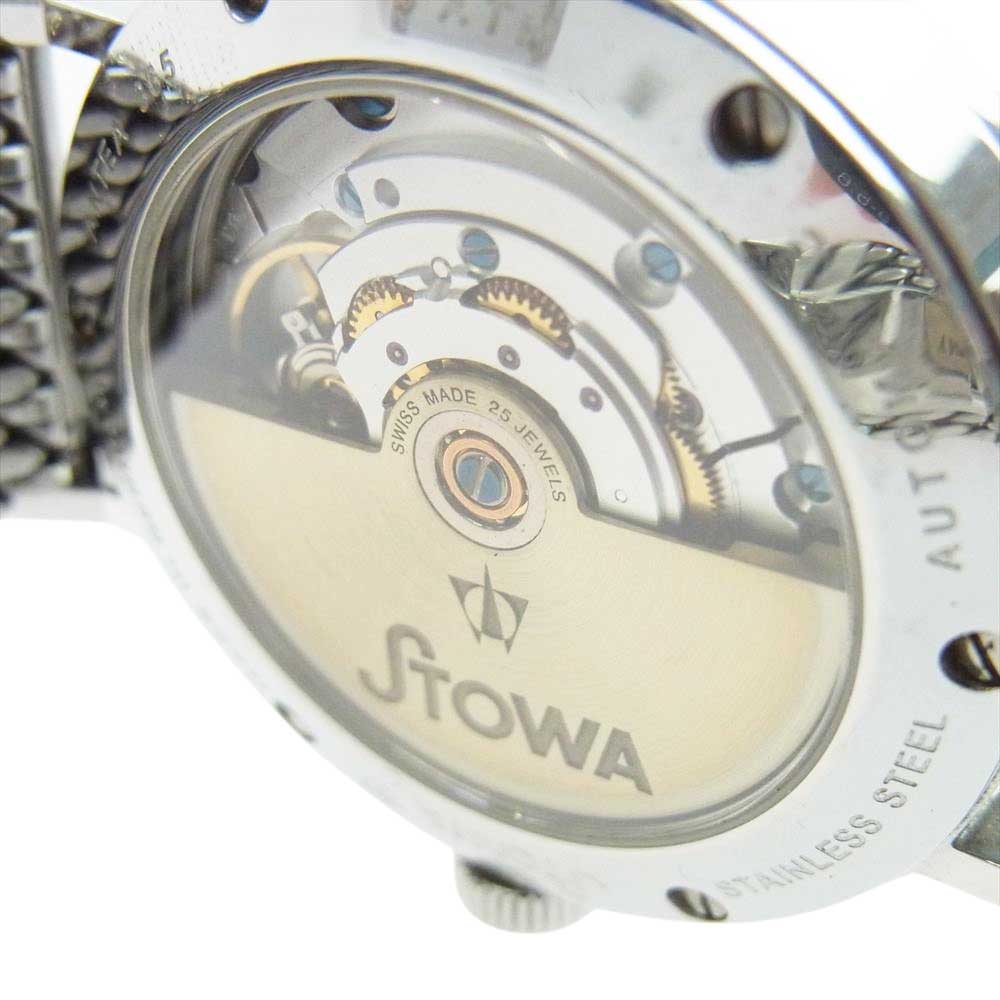 ストーヴァ STOWA 時計 STW-ANTEA365 国内正規代理店証明書付属 ANTEA365 アンテア365 ドイツウォッチ 自動巻き 白文字盤 腕時計 シルバー系