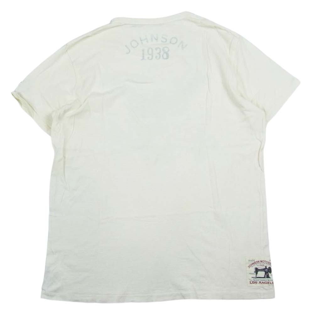 Ｔシャツ PRINT TEE プリント Tシャツ オフホワイト系 XS｜店舗買取