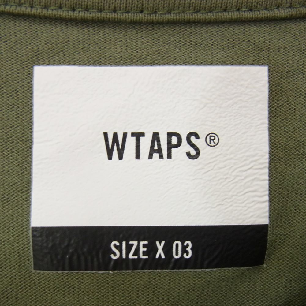 WTAPS ダブルタップス カットソー 21AW 212PCDT-LT02S CROSSBONES