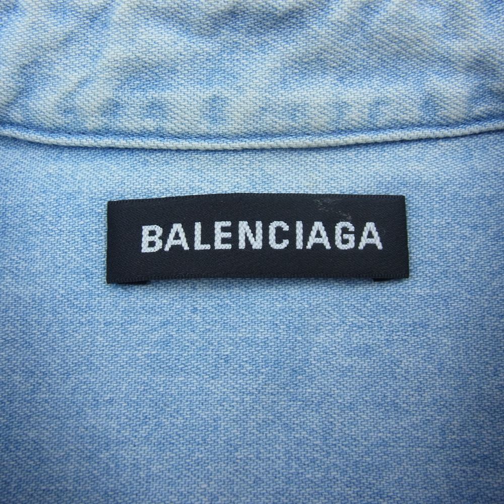 BALENCIAGA バレンシアガ 長袖シャツ 19SS 557578 TYE24 8491 Back