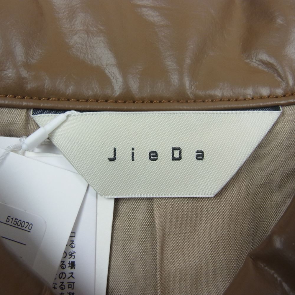 Jieda ジエダ コート 21AW Jie-21W-JK01 FAKE LEATHER COAT フェイク