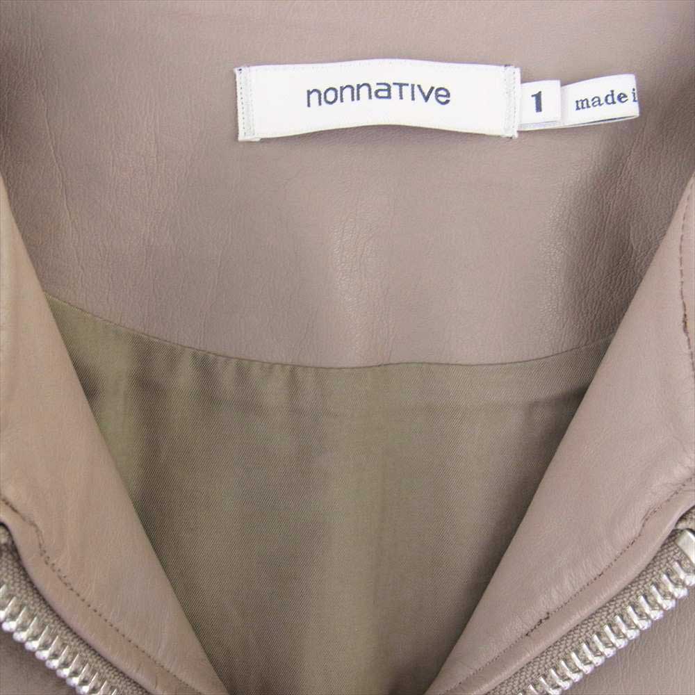 ノンネイティブ nonnative レザージャケット NN-J3915 39th collection