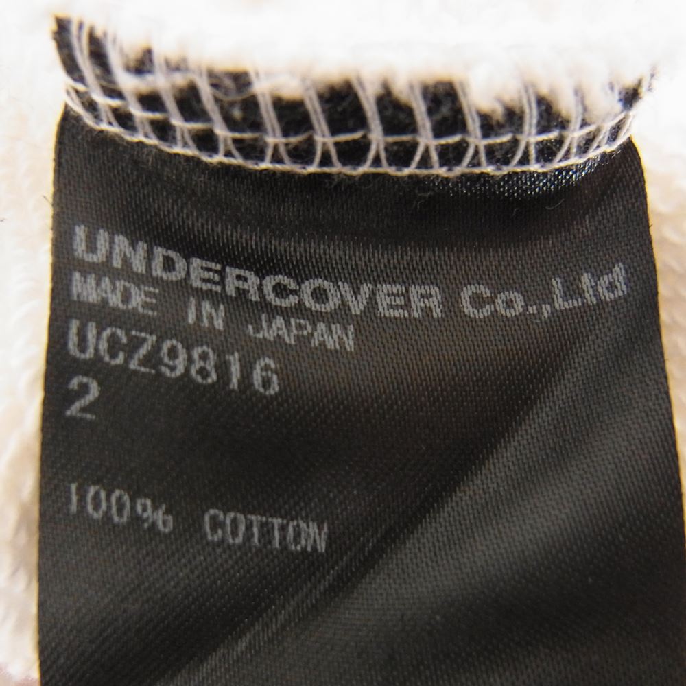 UNDERCOVER アンダーカバー スウェット UCZ9816 U Bear Bear 30th