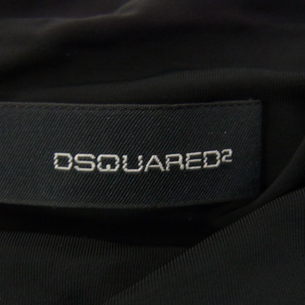 DSQUARED2 ディースクエアード ワンピース 73CT057 ロング ワンピース ドレス 長袖 ブラック系 M