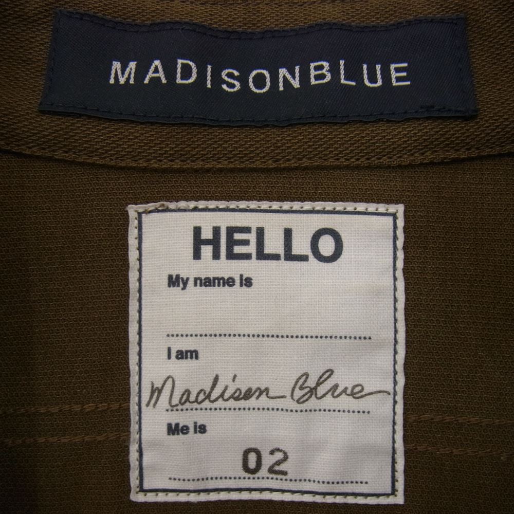 MADISON BLUE マディソンブルー 長袖シャツ 19AW MB194-5016 HAMPTON