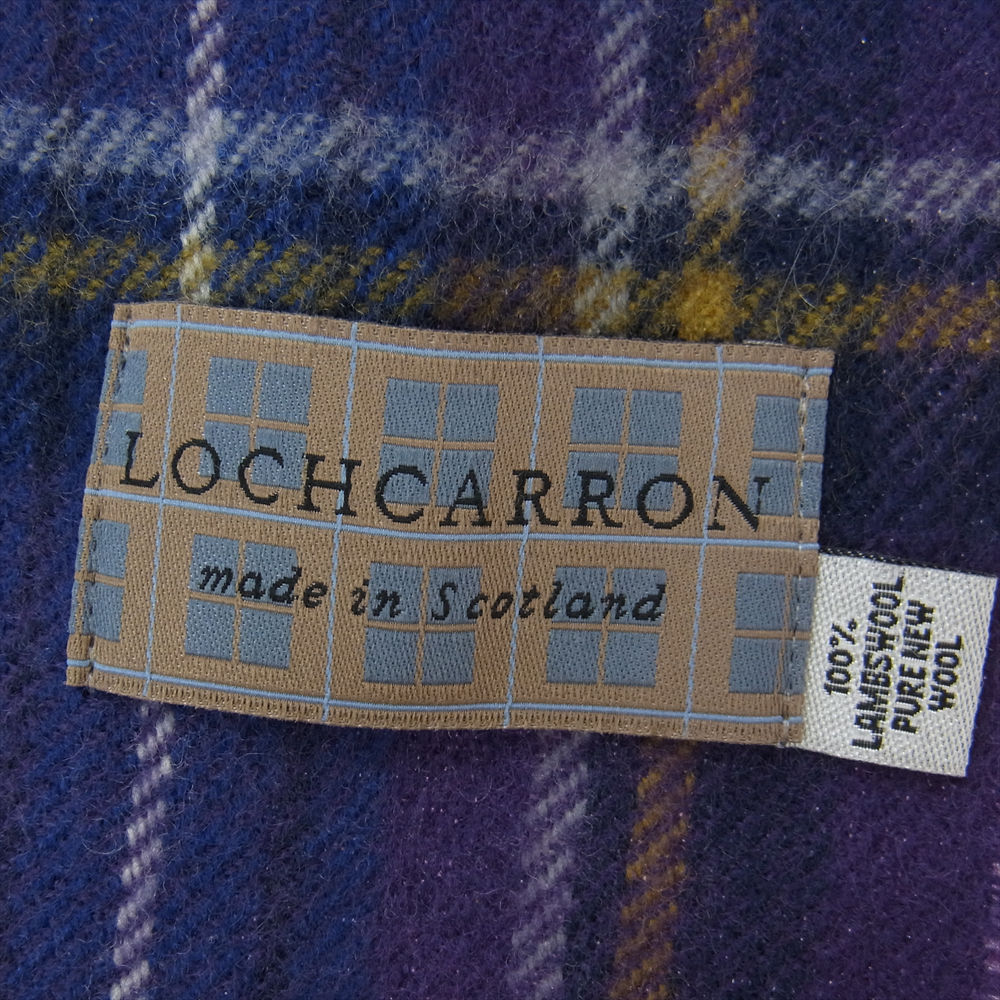 ロキャロン LOCHCARRON マフラー スコットランド製 ラムウール