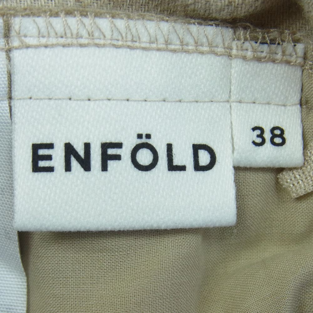 ENFOLD エンフォルド パンツ 300CS631-1830 リネンライク ワイド ...