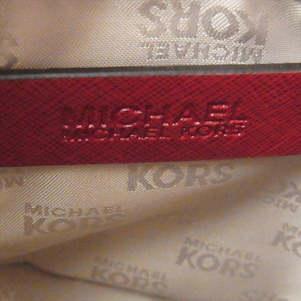 Michael Kors マイケルコース ショルダーバッグ  チェーン ショルダー バッグ 斜め掛け レザー ゴールド金具 ワインレッド系