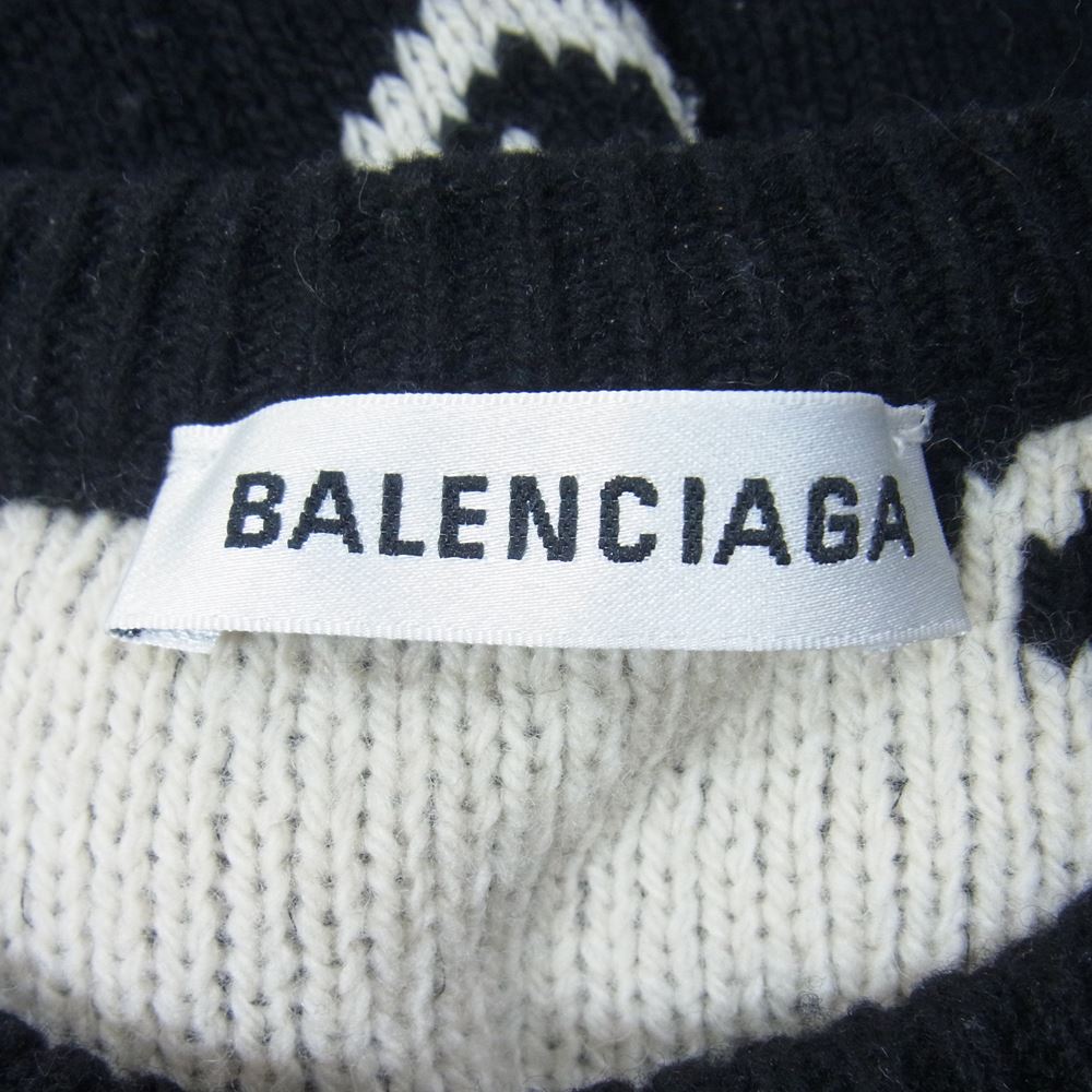 BALENCIAGA バレンシアガ ニット 17AW 518131 T1471 オールオーバー