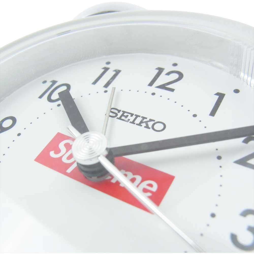 Supreme シュプリーム 時計 Seiko Alarm Clock White セイコー アラーム クロック 置時計 ホワイト系【新古品】【未使用】