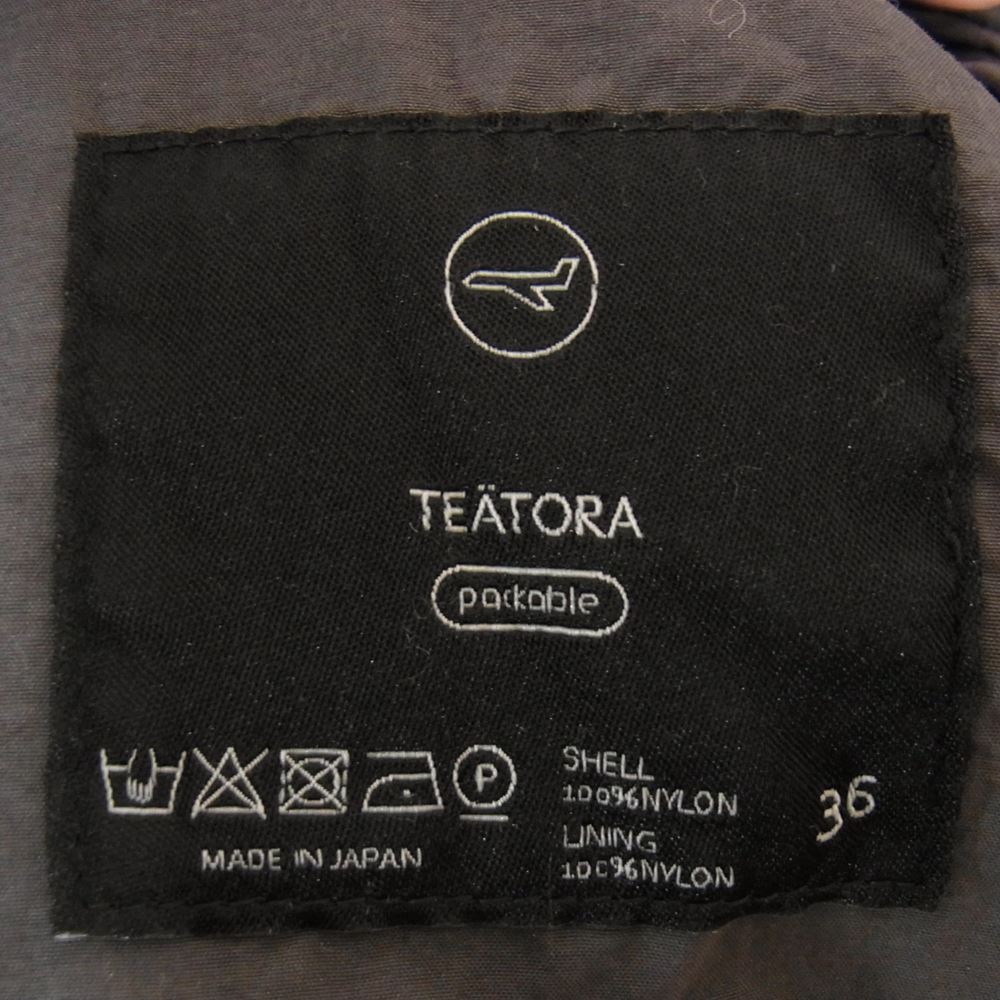 TEATORA テアトラ コート tt P DEVICE COAT packable パッカブル