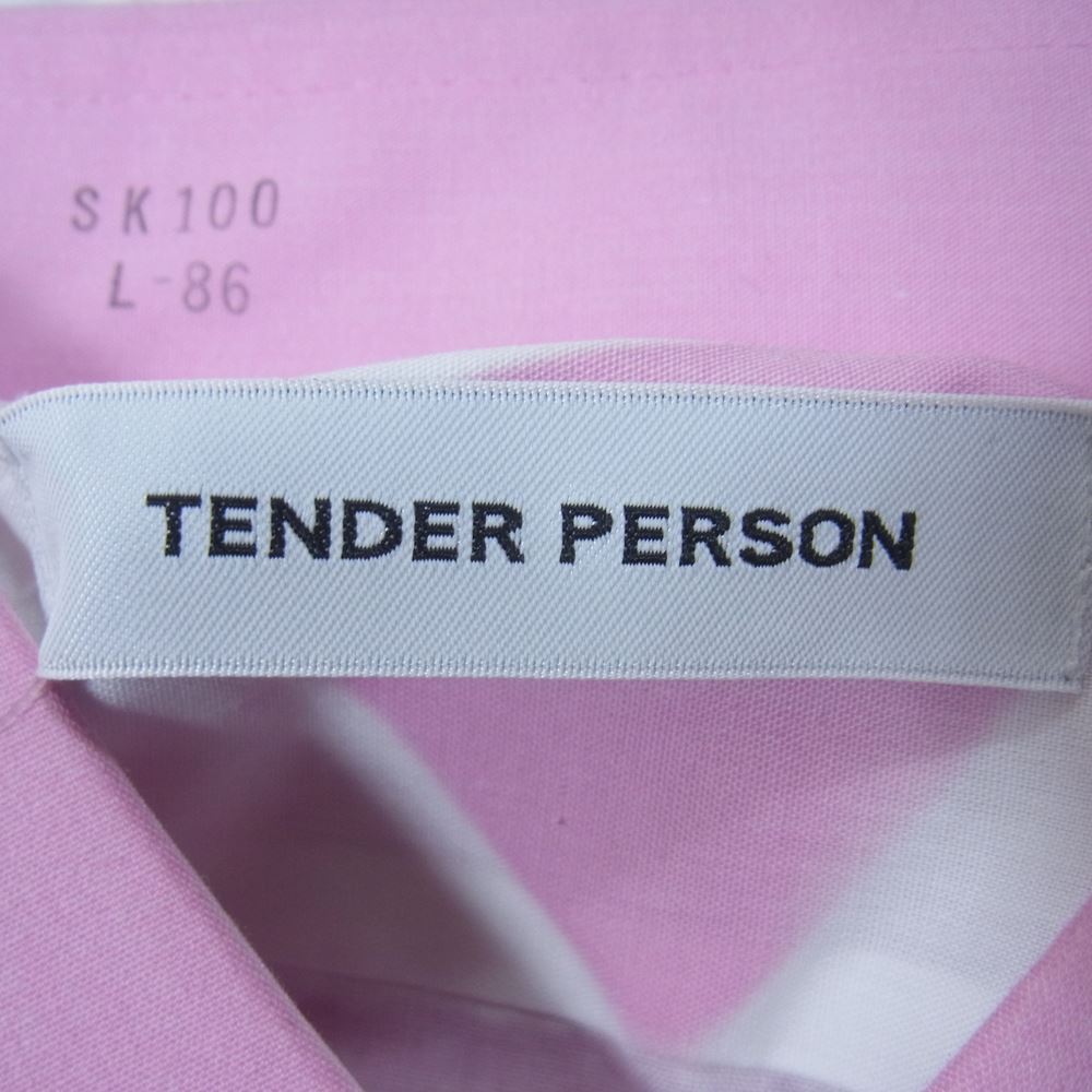 テンダーパーソン TENDER PERSON 長袖シャツ AD-TO-3337 HARD PRESS