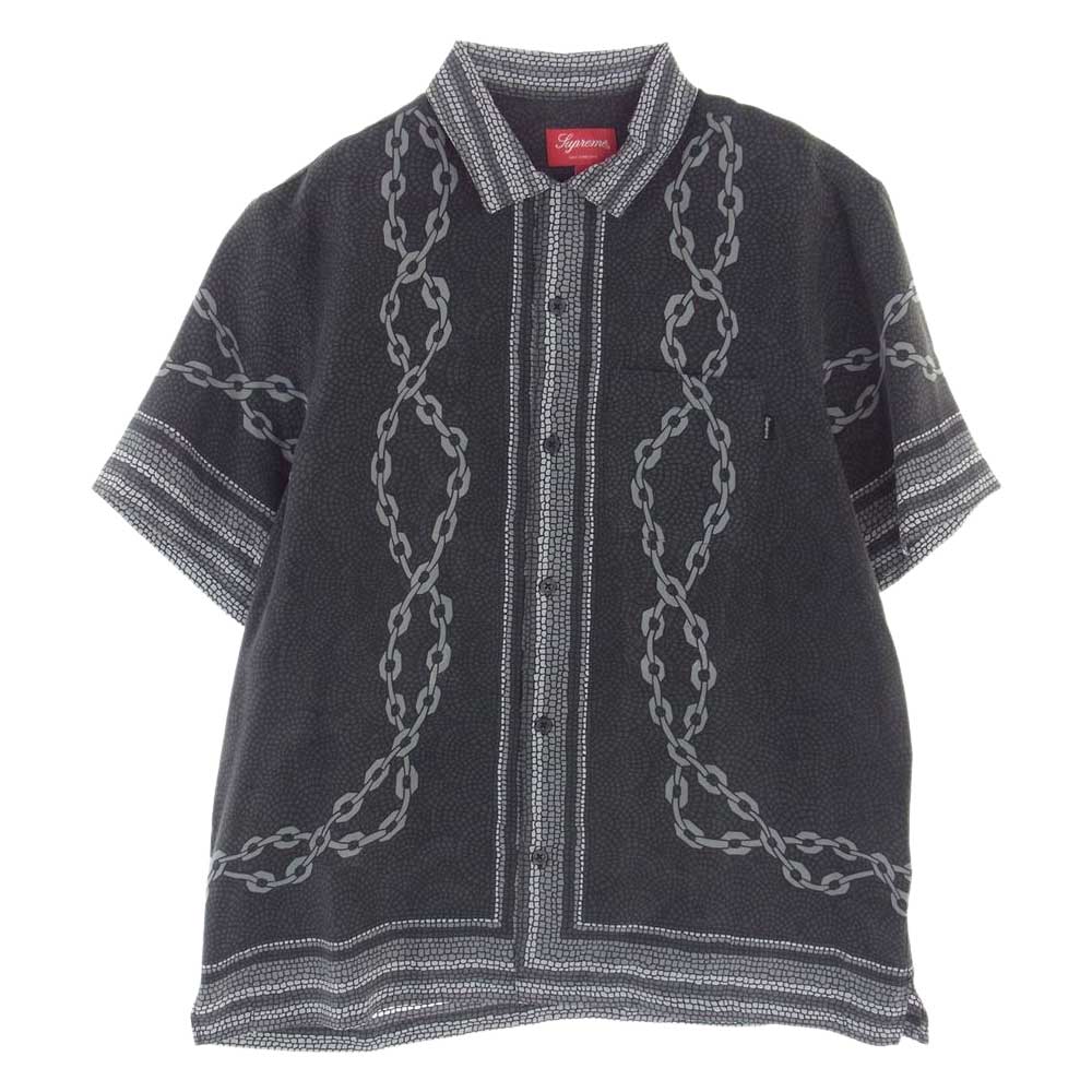 Supreme シュプリーム 半袖シャツ 20SS Mosaic Silk S/S Shirt