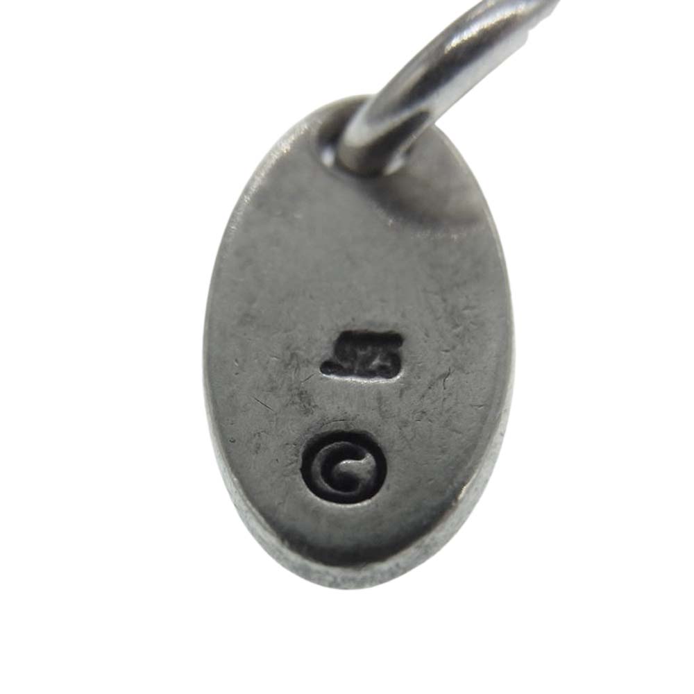 TRAVIS WALKER トラヴィスワーカー ペンダントトップ CHS023 MEDIUM OVAL LOGO CHARM ミディアム オーバルロゴ ダブルクロス チャーム シルバー系