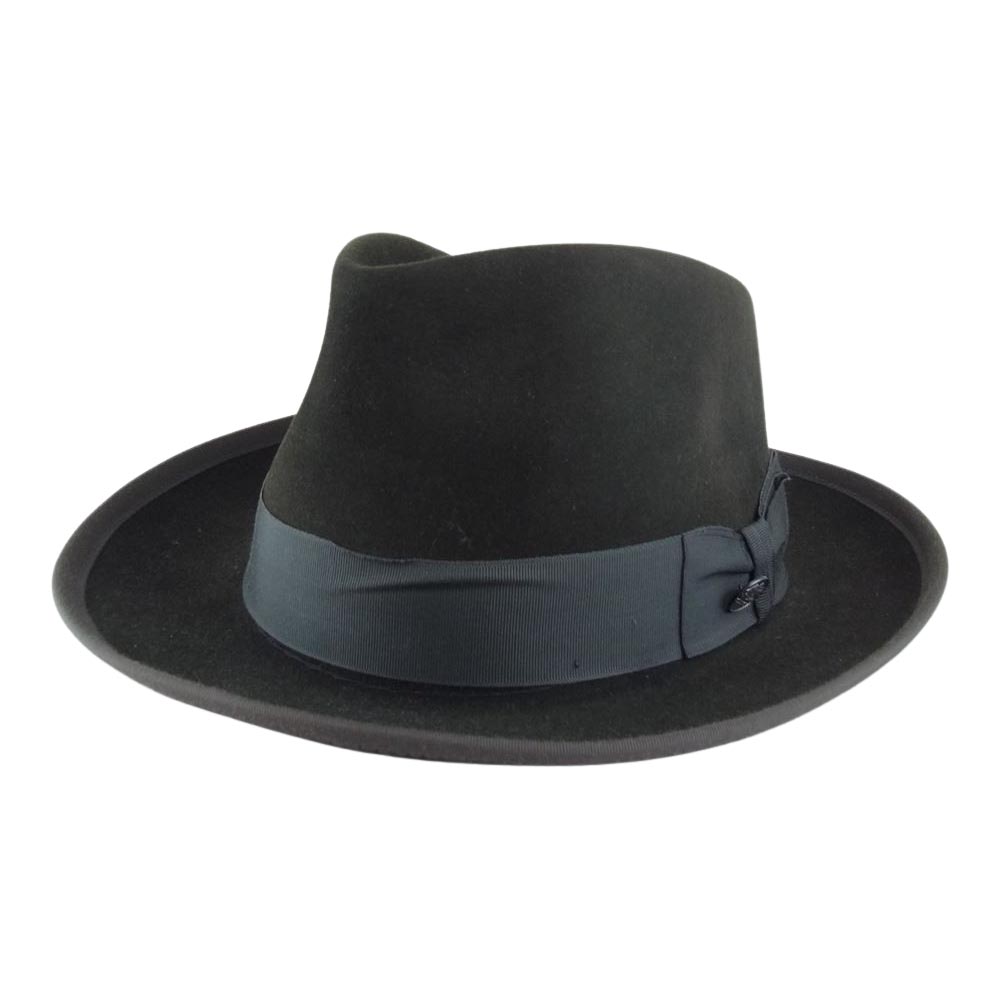 【安い大特価】ステットソン　ハット 帽子 黒 帽子