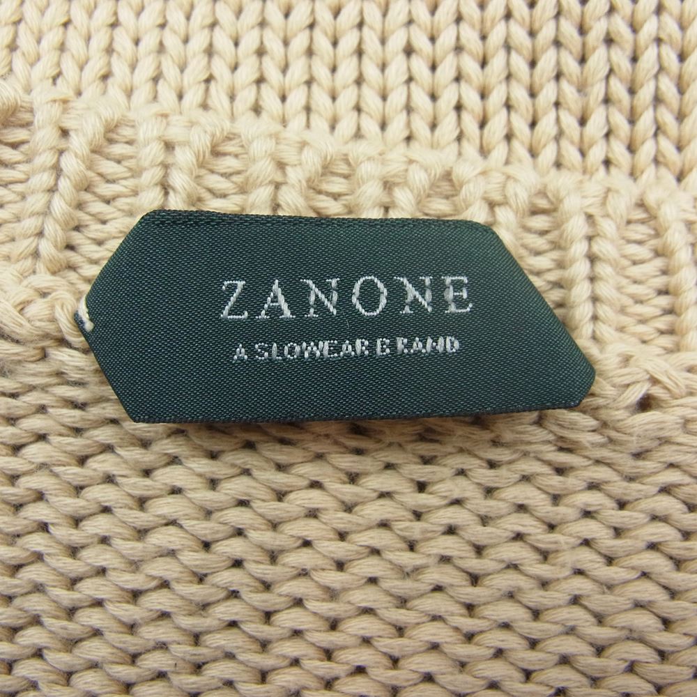 ZANONE ザノーネ イタリア製 ニット ベージュ系 42