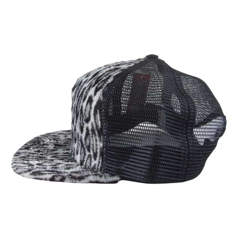 Supreme シュプリーム 帽子 20SS Leopard Mesh Back 5-Panel レオパード柄 フェイクファー 5パネル メッシュ  キャップ ブラック系【新古品】【未使用】