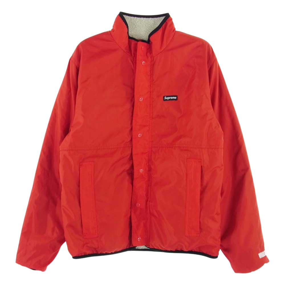 Supreme シュプリーム ジャケット 18AW Reversible Logo Fleece Jacket リバーシブル ロゴ フリース ジャケット マルチカラー系 M