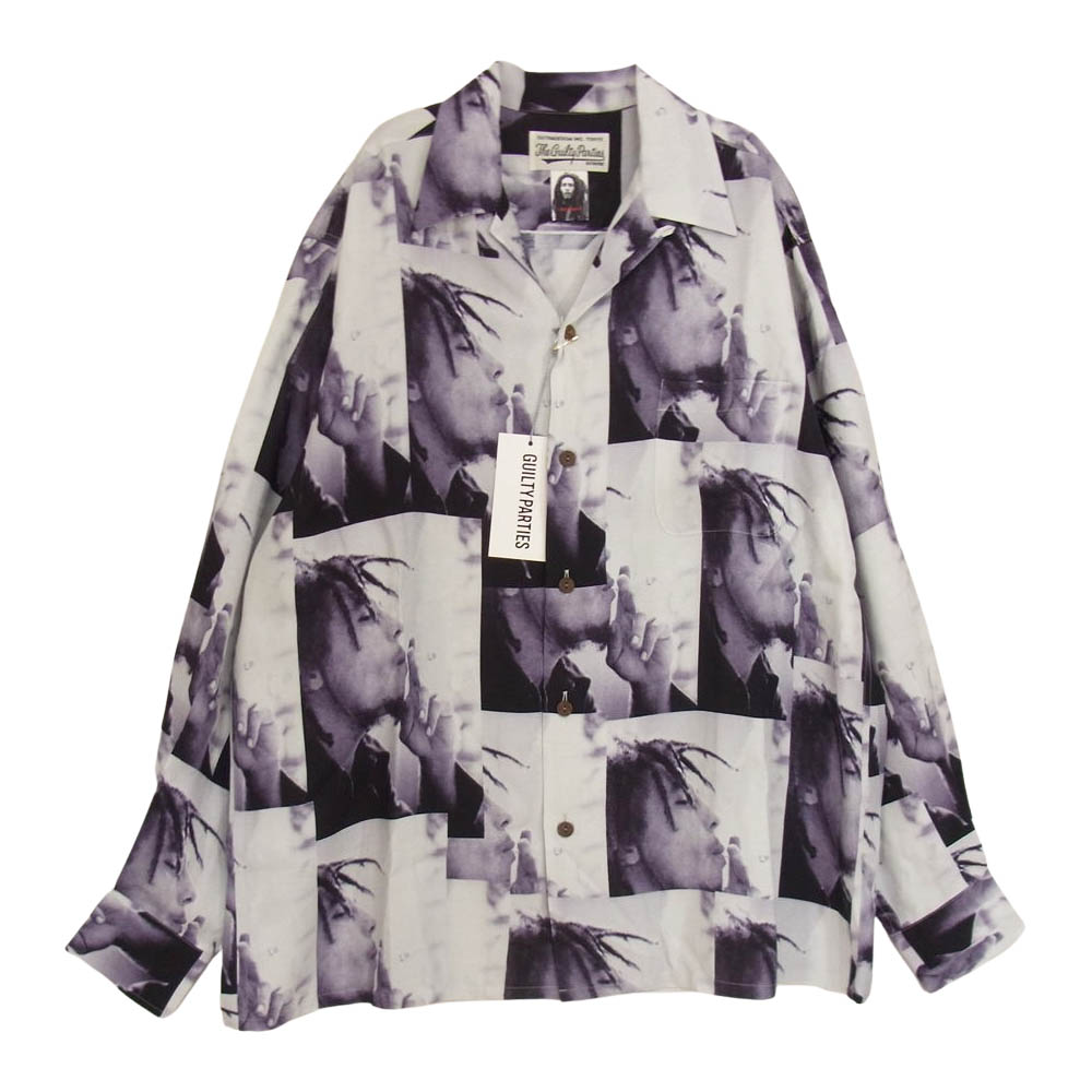 WACKO MARIA ワコマリア 22AW ×BOB MARLEY HAWAIIAN SHIRT L/S TYPE-1 ...