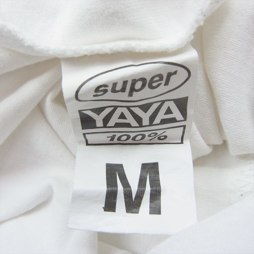 スーパーヤヤ SUPER YAYA Ｔシャツ 100％ オーバル ロゴプリント 半袖