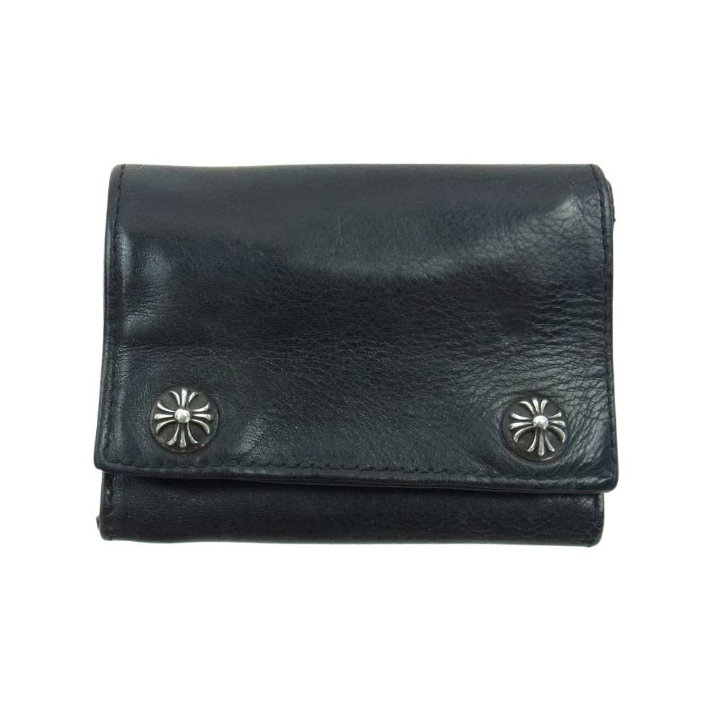 クロムハーツ スリーフォールド 3fold コンパクトウォレット ミニ財布 