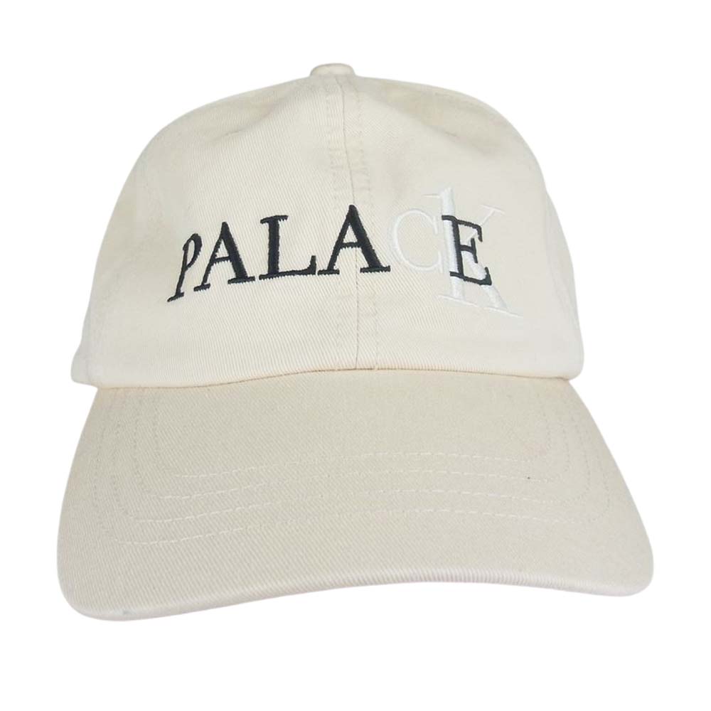 パレス PALACE 帽子 ×Calvin Klein カルバンクライン CK1 6-PANEL CLASSIC CAP 6パネル クラシック  キャップ ベージュ系 OS PALACE USED/古着（その他帽子）｜PALACEのUSED/古着通販サイト SMASELL（スマセル）