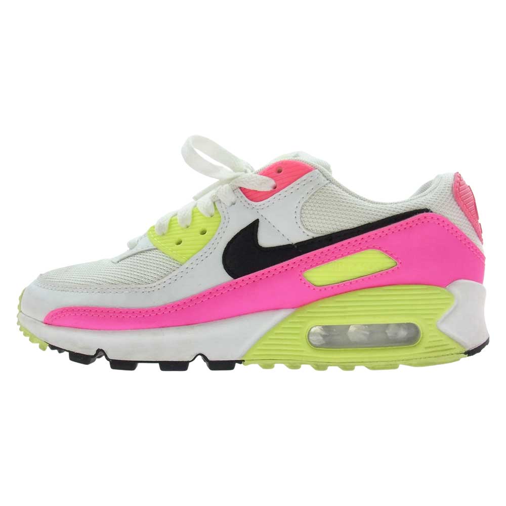 NIKE WMNS AIR MAX 90 ホワイト ピンク イエロー