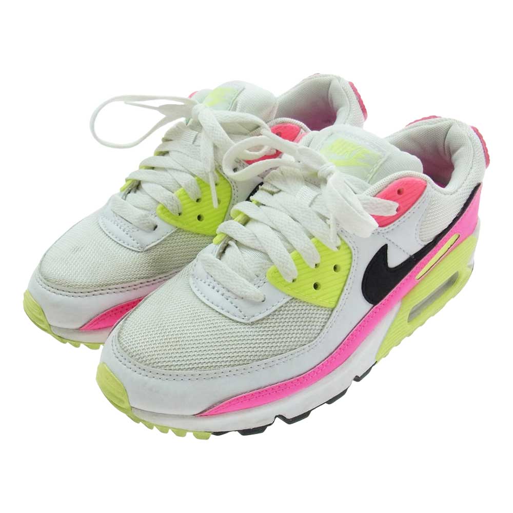 NIKE WMNS AIR MAX 90 ホワイト ピンク イエロー