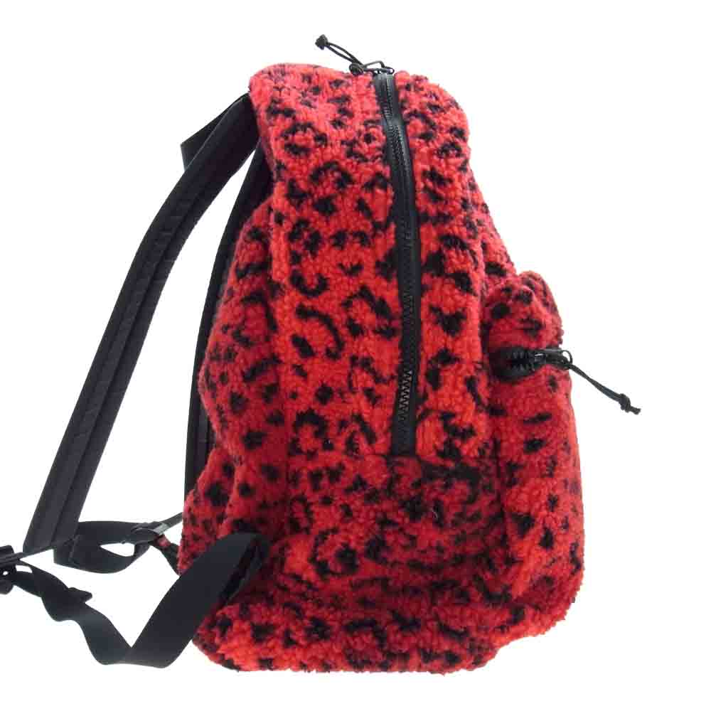 Supreme シュプリーム バックパック 17AW Leopard Fleece Backpack