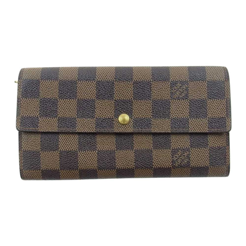 LOUIS VUITTON わルイヴィトン ダミエ 長財布N61734 - 長財布