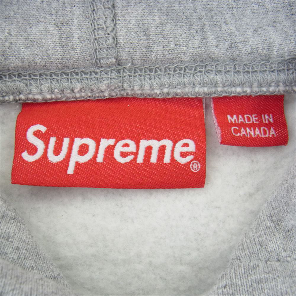 supreme 20ss sロゴパーカー　グレー　XL