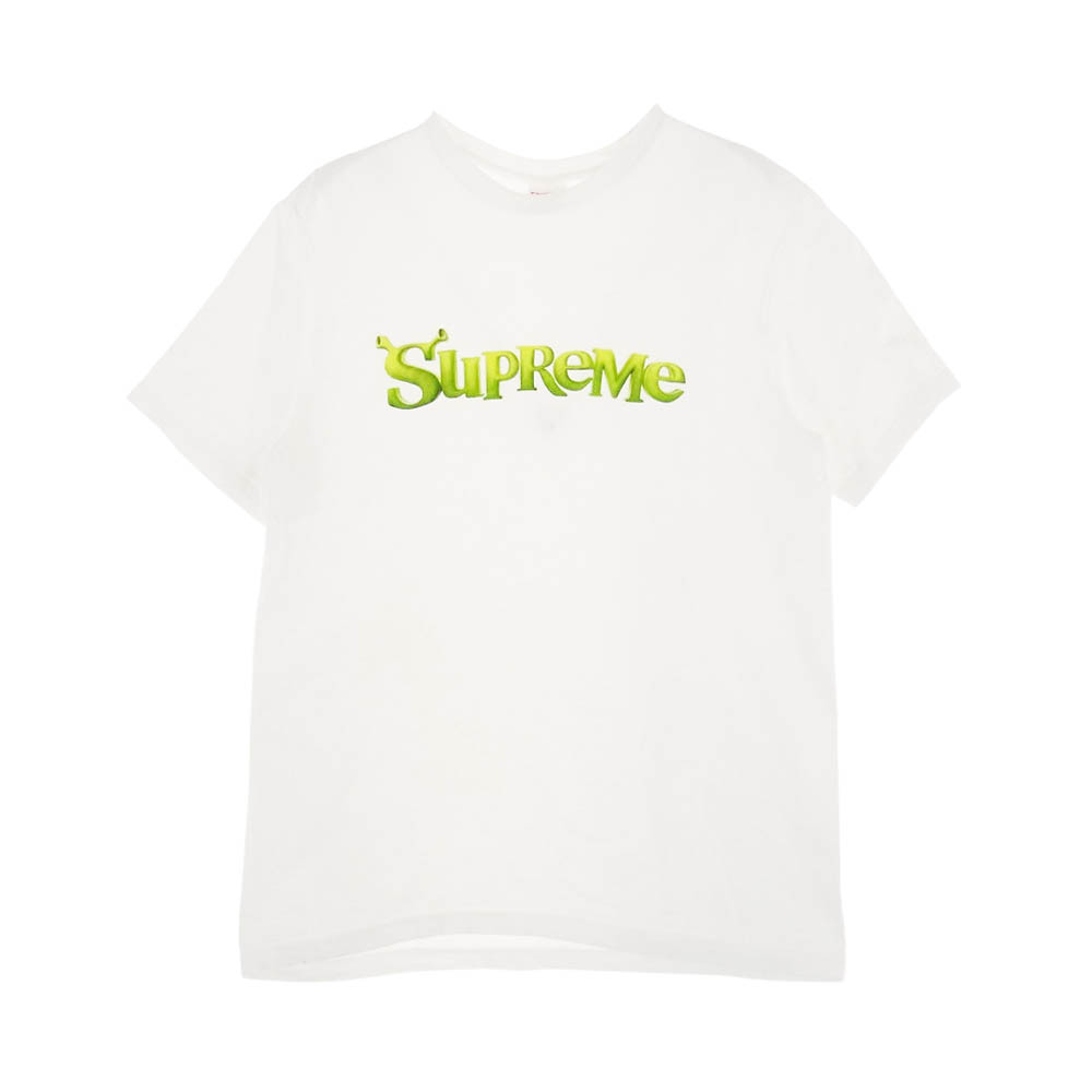 Supreme シュプリーム Ｔシャツ 21AW Shrek Tee シュレック ロゴ 半袖 Tシャツ ホワイト系 S