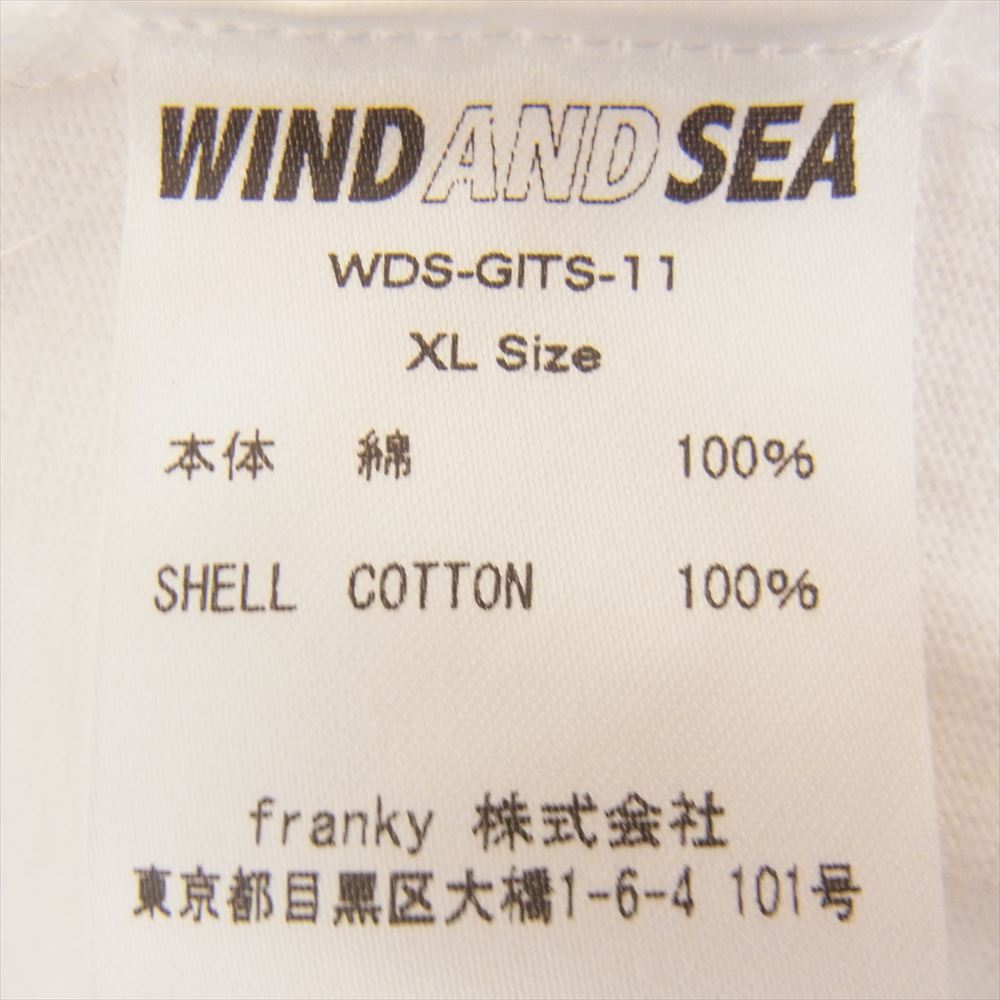 WIND AND SEA ウィンダンシー Ｔシャツ WDS-GITS-11 GHOST IN THE