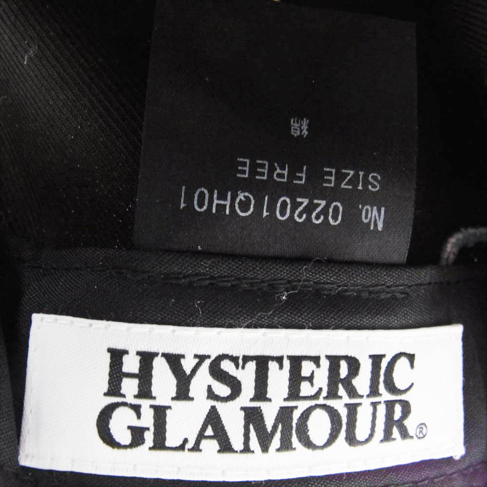 HYSTERIC GLAMOUR ヒステリックグラマー 帽子 02201QH01 SOUND＆VISION