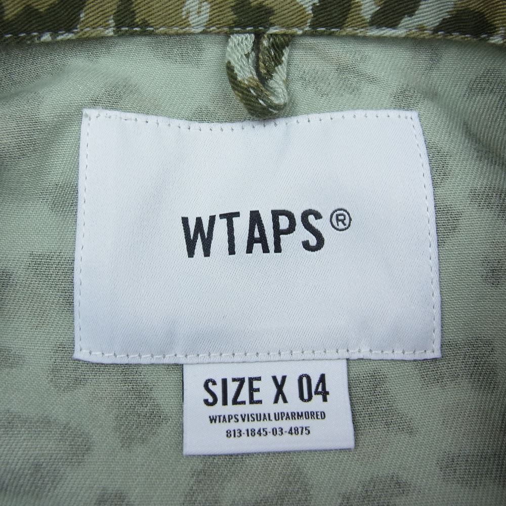 WTAPS ダブルタップス ジャケット 21SS 211WVDT-SHM02 JUNGLE 01 / LS