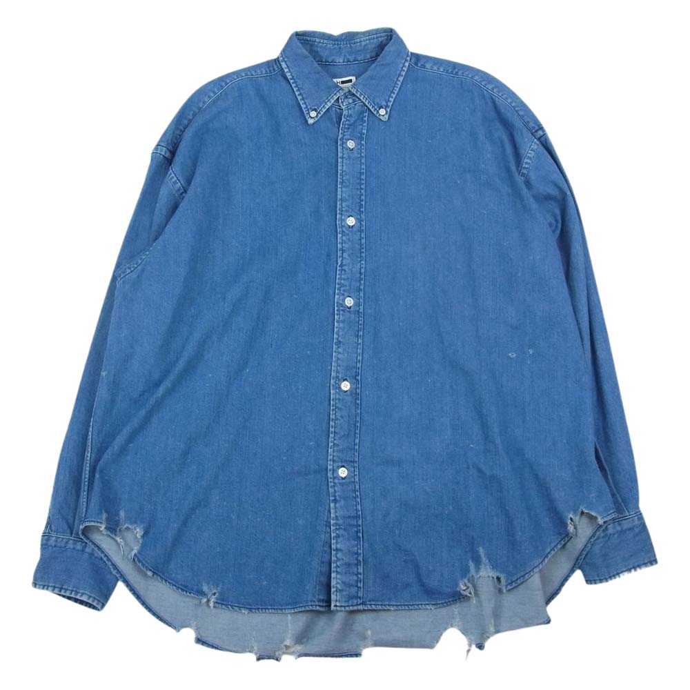 H beauty\u0026youth エイチ デニムシャツ DENIM BIG