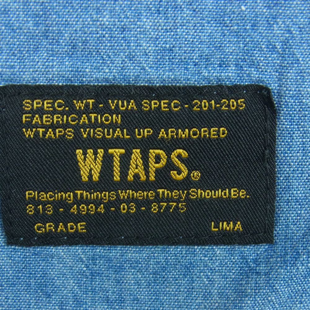 WTAPS ダブルタップス 長袖シャツ 161GWDT-SHM03 CELL LS コットン